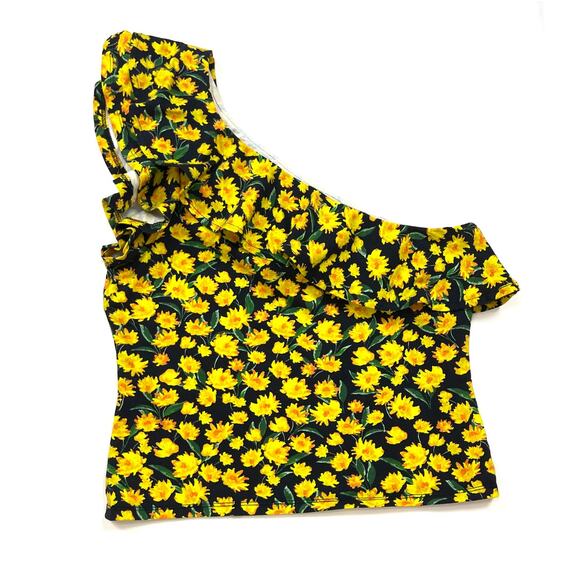 Anthropologie Maeve One-Shoulder Ruffle Top - Picture 4 of 6